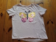 t-shirt dziewczęcy Sinsay 128 motyl