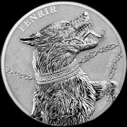 Srebrna moneta 1oz, Fenrir 2022