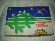 OŚWIETLENIOWY KOMPLET CHOINKOWY - 18 PUNKTÓW - PRL