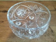 WYJĄTKOWO DUŻA MISA-PIĘKNY ORGINAŁ ZABYTEK-Bohemia Crystal-KRYSZTAŁ ozdobny