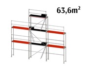 Rusztowanie elewacyjne typ PLETTAC 63,6m2 ATESTOWANE POLSKA PRODUKCJA