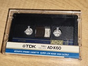 Kaseta TDK AD-X -  90 minut  - duże okienko 