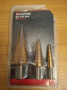 Wiertła stopniowe do metalu. HSS.