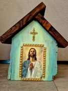 Kapliczka Jezus Chrystus ręcznie robiona nowa rękodzieło