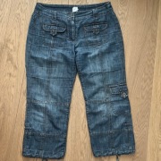 Dżinsy damskie 3/4 Rozmiar 44 Kolor BLUE