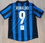 Ronaldo Inter Mediolan koszulka podpis autograf Beckett piłka nożna