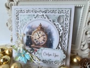 KARTKA ŚWIĄTECZNA handmade w pudełku - personalizowana, ręcznie robiona