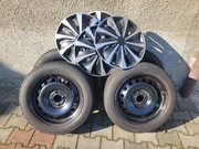 Felgi stalowe 16" 4x108 + Zimówki 195/55 Fiesta 