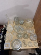 KRYSZTAŁ MIX 26 szt KRYSZTAŁOWA VINTAGE OKRES PRL