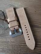 Pasek do zegarka 26 mm ręcznie robiony skóra naturalna handmade vintage 