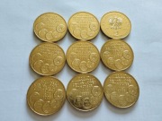 BANKOWOŚĆ 180 LAT 9 sztuk Monety 2zł MENNICZE 2009
