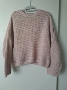 Stylowy Sweter Oversize o Grubym Splocie