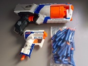 Zestaw Nerf Elite Strongarm oraz Triad EX-3 + 27 strzałek