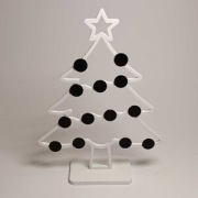 CHOINKA|Lineart w kolorze białym (PLA) - DRUK3D