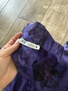 Sukienka Zara fioletowa kimono 