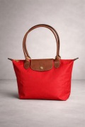 Czerwona torebka Le Pliage Longchamp rozmiar M