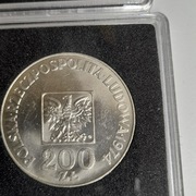 200 zl XXX lat PRL 1974   mapka  srebro Ag625