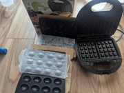 Gofrownica Silvercrest SWEW 750 A1 z wymiennymi płytami 3 w 1, 750 W