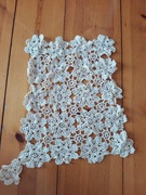 serwetka serweta duża biała koronkowa recznie robiona na szydelku diy