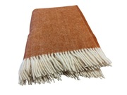 narzuta pled koc wełniany 100% wełna gramatura 380gr zdrowy 160x200 polski