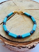 Bransoletka damska wyjątkowa z kamieni naturalnych na prezent amulet 