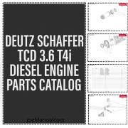 Deutz Schaffer TCD 3.6 T4i Parts Catalog Katalog części schematy budowy