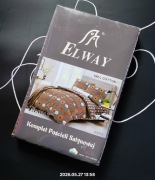 Elway komplet pościeli 4503-160/200 bawełna satyna NOWA