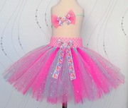 Spódniczka przebranie urodziny bal opaska tutu błyszcząca tiul Psi Patrol