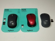 Uszkodzone 3 Myszki Komputerowe Logitech+Adaptery
