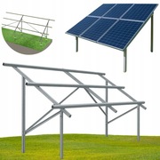 Konstrukcja Fotowoltaiczna Gruntowa Naziemna Dwupodporowa 6 Paneli Pv