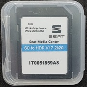 Aktualizacja map Seat Media C RNS510/RNS810 V17