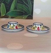 Jajecznik ceramiczny podstawka na jajko zestaw ceramika Bolesławiec 