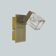 Kinkiet SHEFFILD-1 antyczny mosiądz