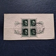 III Rzesza  1937  A.Hitler  NSDAP  4-blok 