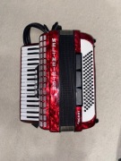Akordeon Weltmeister Achat 34/80/III/5/3 Red