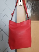Duża torba, worek PULL&BEAR, czerwona, OKAZJA