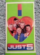 Just 5 naklejka z gazety Popcorn 1998  polski boysband Bartek Wrona 