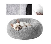 LEGOWISKO WŁOCHATE DLA PSA SZARE 22759