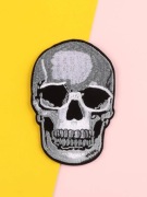 NASZYWKA NAKLEJKA ŁATKA WZÓR CZASZKA 1 SZTUKA 