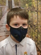 Maska dla dzieci ochronna FFP2 antysmogowa granat