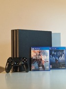Ps4 Pro 1TB + pad + gry.