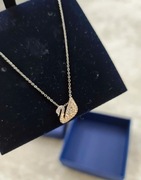 Naszyjnik Swarovski Łabędź z łabędziem 38cm Oryginalny