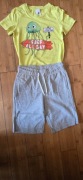 Komplet chłopięcy na lato T-shirt i spodenki rozm. 116 