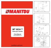 Manitou MT64034T Telehandler Parts Catalog Katalog części