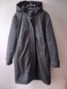 Długa ciepła męska kurtka szara roz.M wymiary opis firmy Hause 