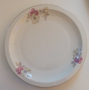 Duży talerz porcelana Ćmielów przedwojenny 31 cm