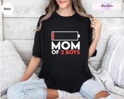 T-shirt koszulka  mama dwóch chłopców 