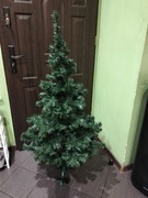 Choinka czubek składany stojak mocna 150 cm