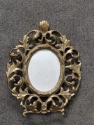 Vintage florentine VIRGINIA mosiężna ramka na zdjęcia 