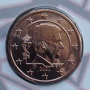 BELGIA 2021 1 CENT UNC !!!!!!!!!!